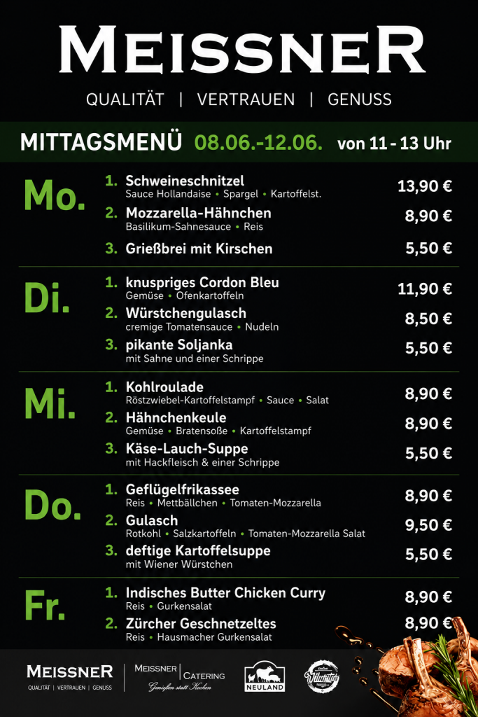 Wochenplan